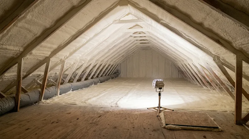 Attic Spray Foam Insulation Lafayette